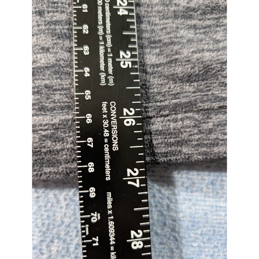 Free Country Mens Hybrid Fleece Jacket Gray Quilted Full Zip 268-M93337S Small - Picture 7 of 9